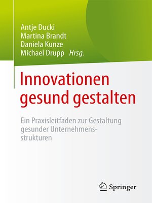 cover image of Innovationen gesund gestalten